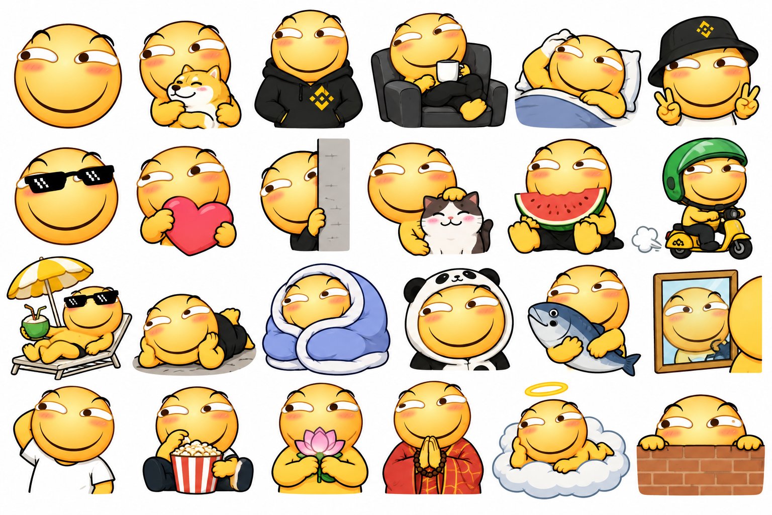 Huaji meme sticker collection